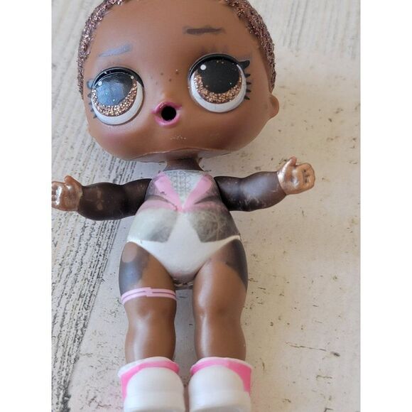 2018 MGA glitter mini doll girl toy figure pink white - Picture 3 of 5